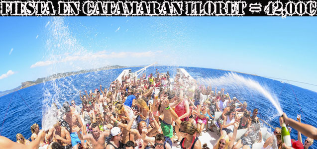 Fiesta Catamarán Party Lloret de Mar - Despedidas de soltero y soltera