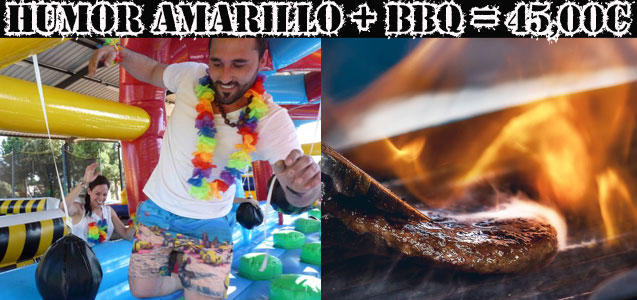 Humor Amarillo + Barbacoa Lleida. Despedidas de soltero y soltera en Lleida Humor Amarillo y barbacoa en Lleida. Despedidas de soltero y soltera en Lleida