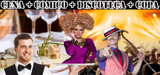 restaurante, show erótico y discoteca