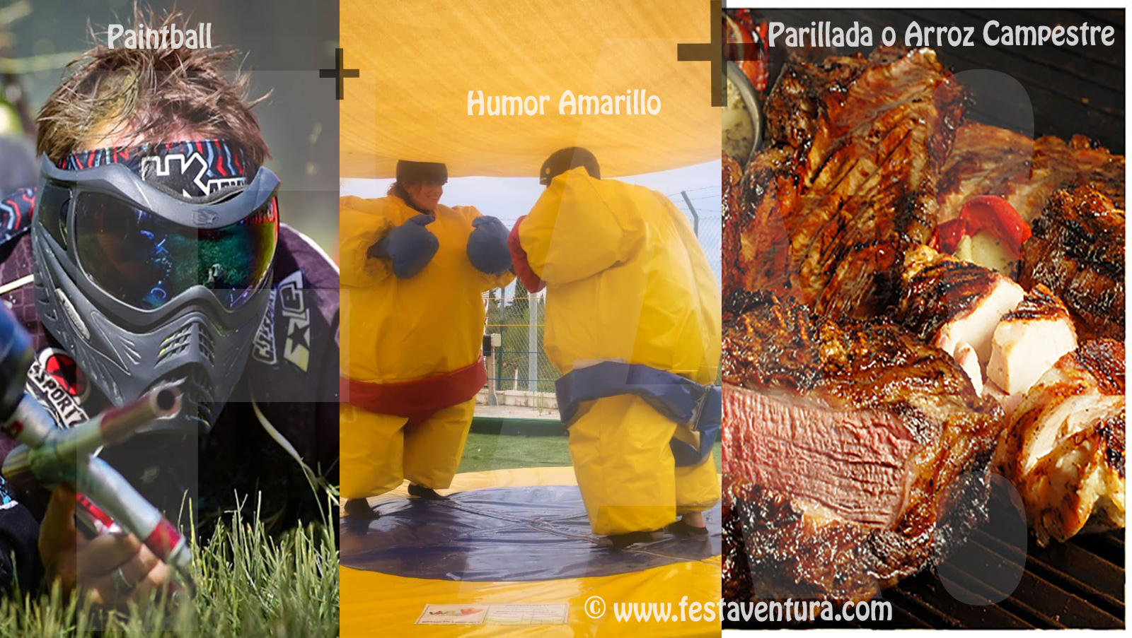 Humor Amarillo + Paintball + Parrillada