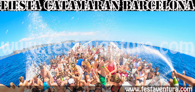 Fiesta en Catamarán Barcelona - Duración 3 horas - Barbacoa + Dj Incluidos Fiesta en Catamarán Barcelona. Despedidas de soltero y soltera Barcelona