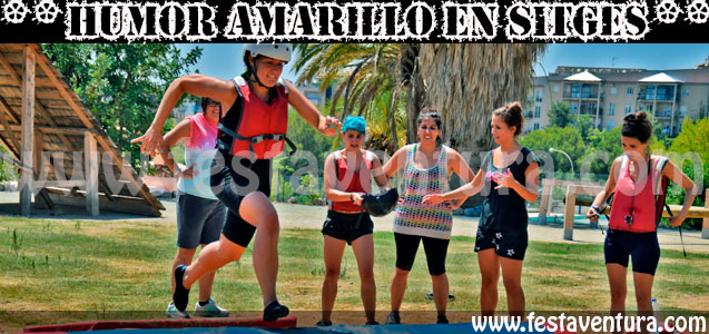 Humor Amarillo Sitges - Duración aprox 2 horas Humor Amarillo / Gincana Sitges. Despedidas de soltero y soltera Barcelona