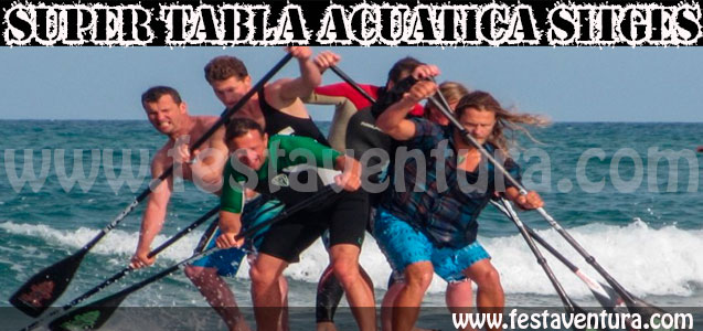 Super Tabla Sitges - Duración 1 hora - monitor incluido Super Tabla Sitges. Despedidas de soltero y soltera Barcelona